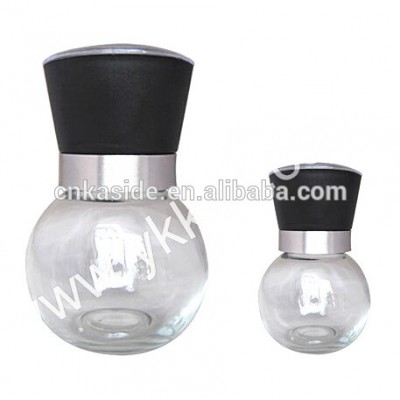 Ceramic Mechanism Manual Glass Storage Bottle Spices Grinder