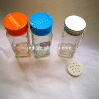 spice cap with 120ml square glass jar